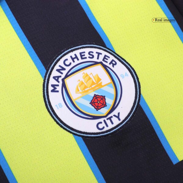 Manchester City Soccer Jersey Away Custom Shirt 2024/25 - Image 7