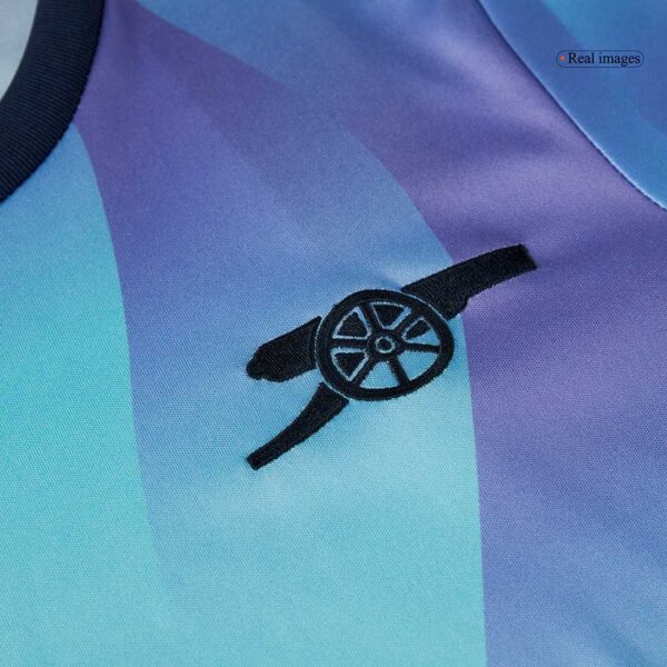 Arsenal Third Away Soccer Jersey Kit 2024/25 Kids(Jersey+Shorts) - Image 9