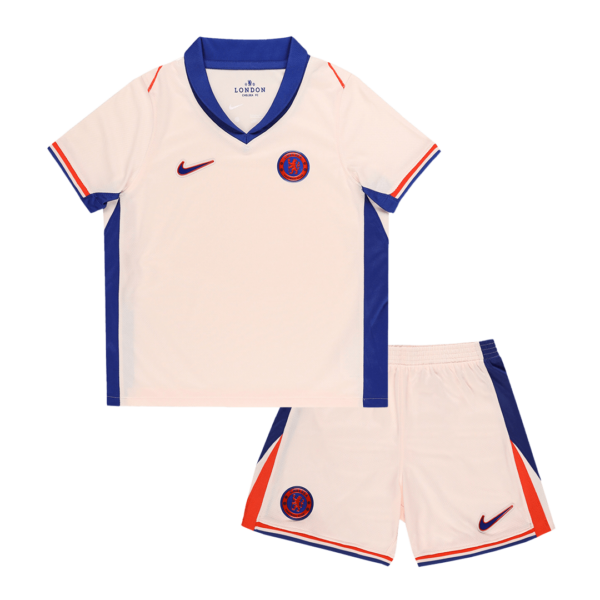 Chelsea Away Soccer Jersey Kit 2024/25 Kids(Jersey+Shorts)