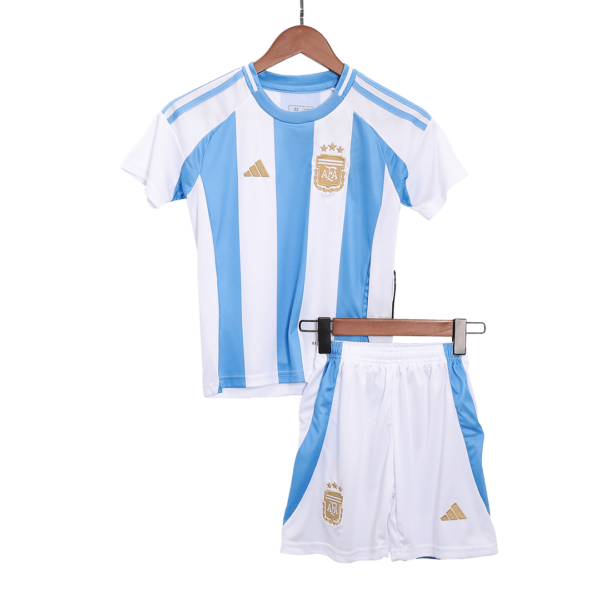 Argentina Home Jersey Kit 2024 Kids(Jersey+Shorts) - Image 3