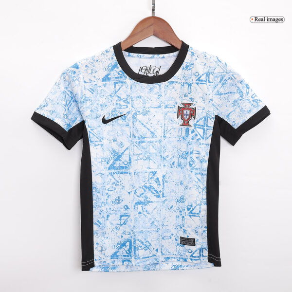 Portugal Away Jersey Kit EURO 2024 Kids(Jersey+Shorts) - Image 4