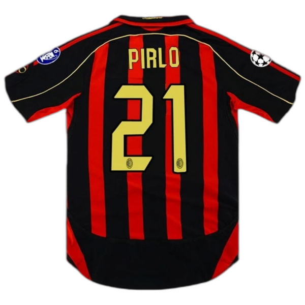 PIRLO #21 Retro AC Milan UCL Home Jersey 2006/07