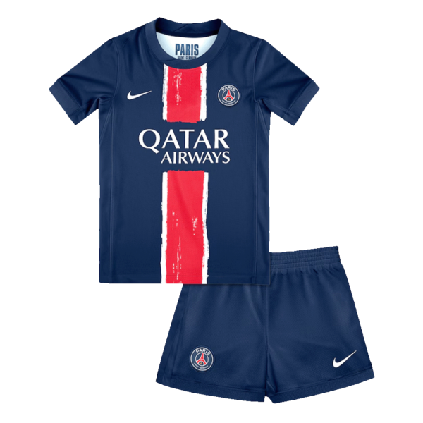 PSG Home Jersey Kit 2024/25 Kids(Jersey+Shorts)