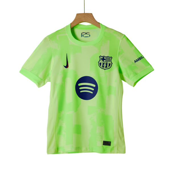 Barcelona Third Away Soccer Jersey 2024/25 - Spotify Logo Without Text - Image 4