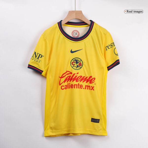 Club America Home Soccer Jersey Kit 2024/25 Kids(Jersey+Shorts) - Image 2