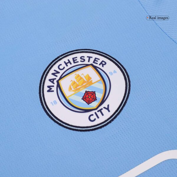 Manchester City Soccer Jersey Home Custom Shirt 2024/25 - Image 7