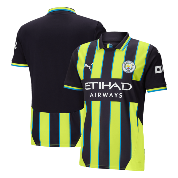 Manchester City Soccer Jersey Away Custom Shirt 2024/25 - Image 3