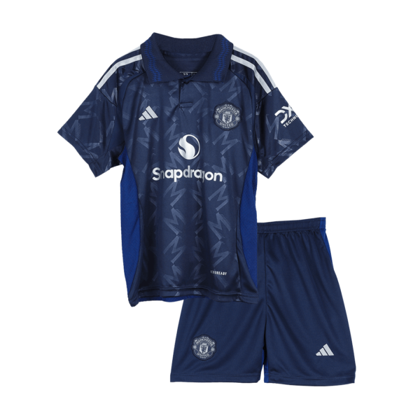 Manchester United Away Jersey Kit 2024/25 Kids(Jersey+Shorts) - Image 3