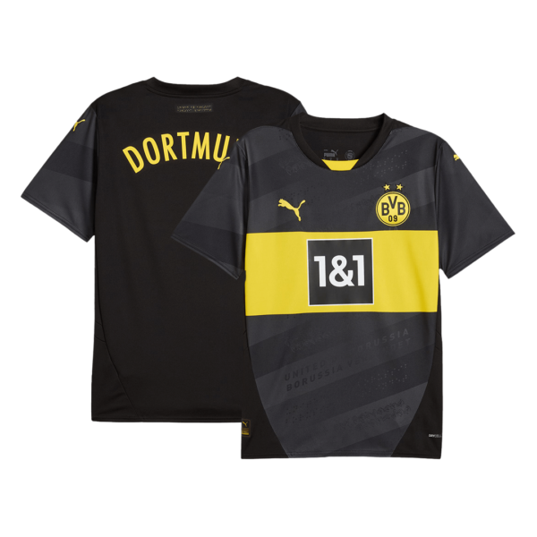 Borussia Dortmund Soccer Jersey Away Custom Shirt 2024/25 - Image 3