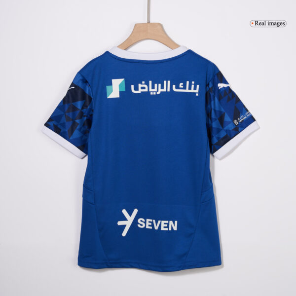 Al Hilal SFC Home Soccer Jersey Kit 2024/25 Kids(Jersey+Shorts) - Image 5