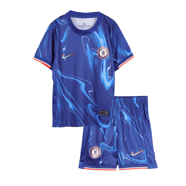 Chelsea Home Jersey Kit 2024/25 Kids(Jersey+Shorts) - Image 3