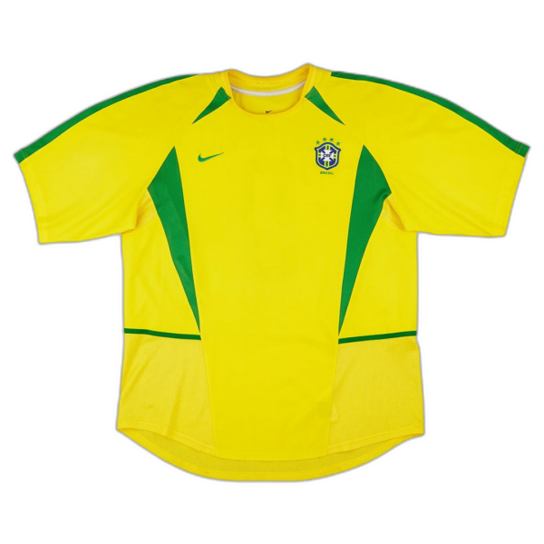 Brazil Retro Jersey Home World Cup 2002