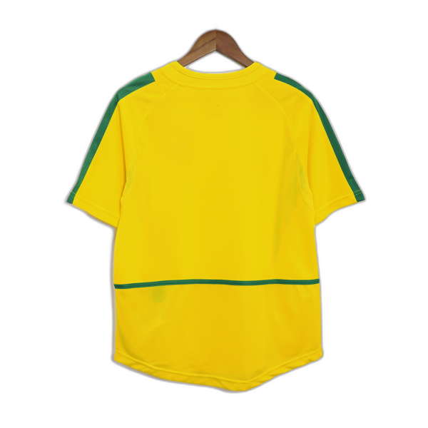 Brazil Retro Jersey Home World Cup 2002 - Image 4