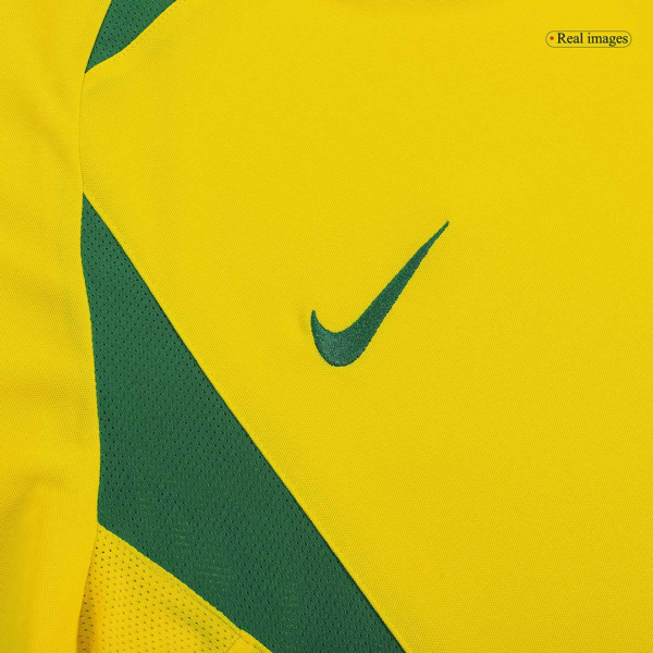 Brazil Retro Jersey Home World Cup 2002 - Image 7