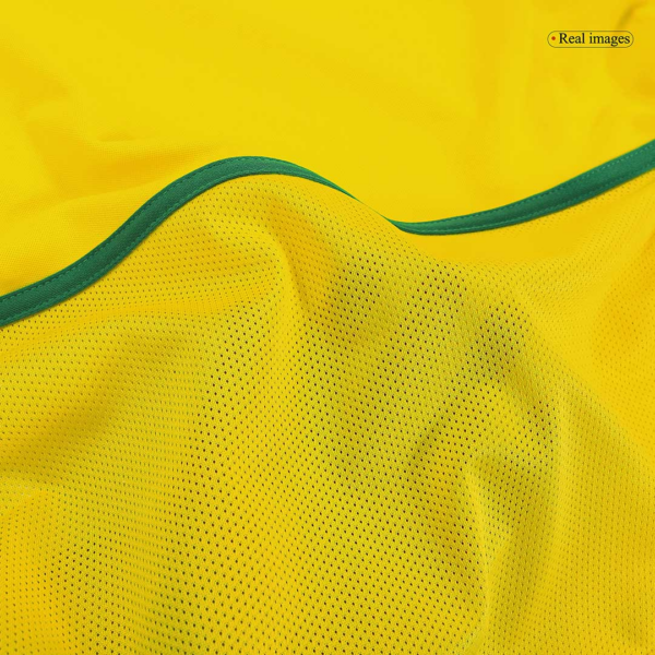 Brazil Retro Jersey Home World Cup 2002 - Image 9