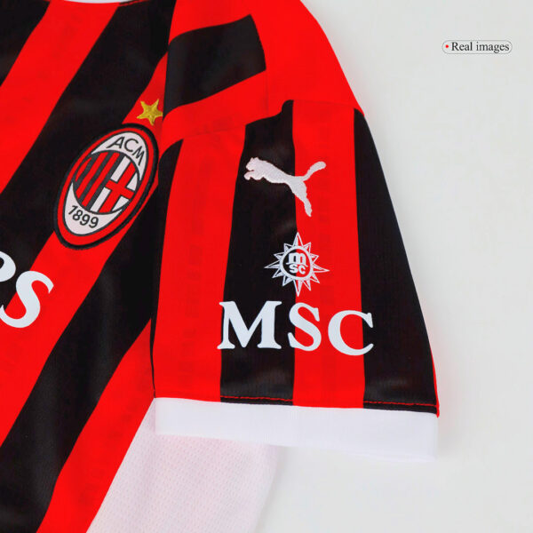 AC Milan Home Jersey Kit 2024/25 Kids(Jersey+Shorts) - Image 13