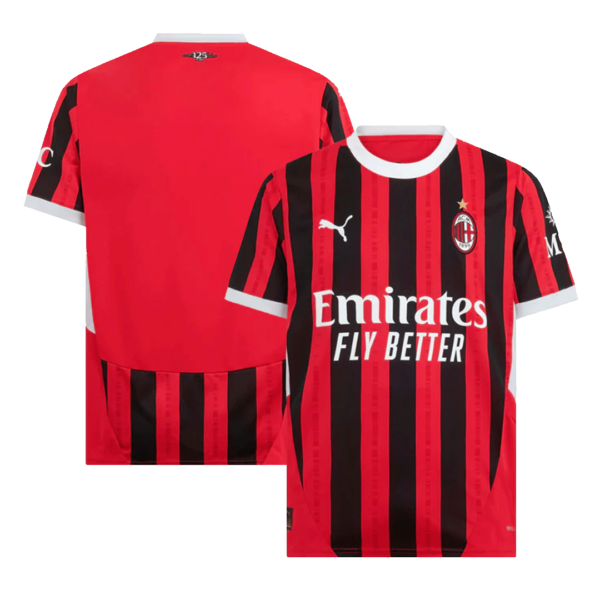 AC Milan Soccer Jersey Home Custom Shirt 2024/25 - Image 3