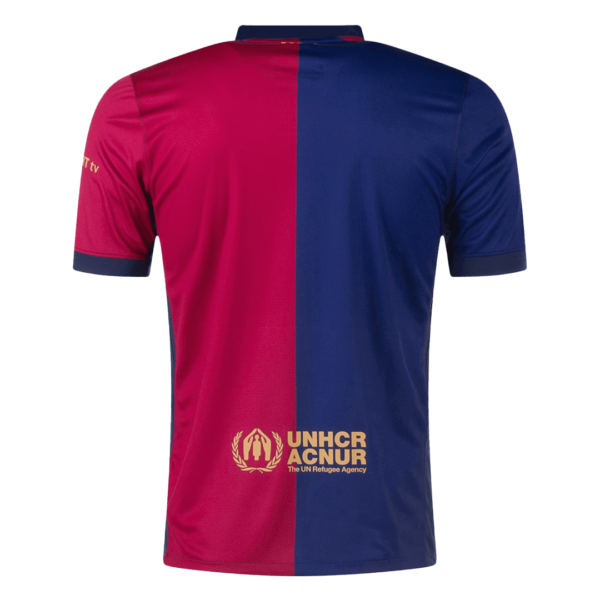 Barcelona Home Soccer Jersey 2024/25 - Spotify Logo Without Text - Image 2