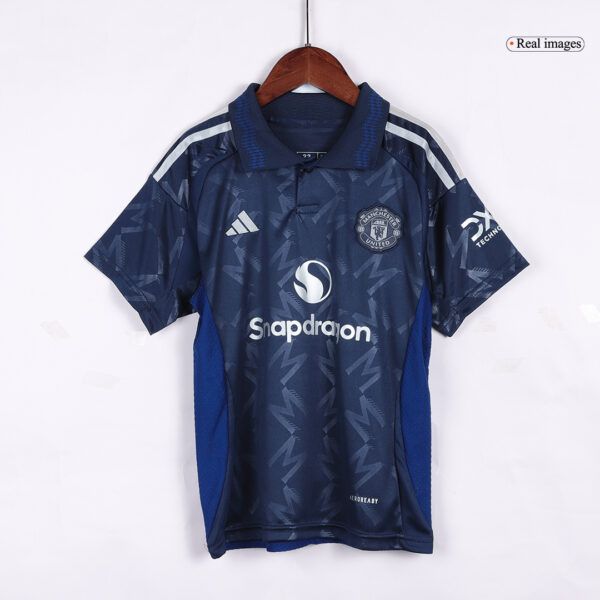 Manchester United Away Jersey Kit 2024/25 Kids(Jersey+Shorts) - Image 4