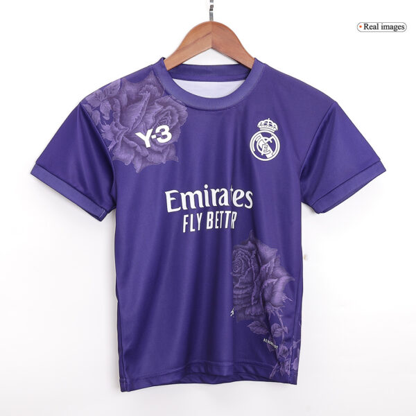 Real Madrid Fourth Away Jersey Kit 2023/24 Kids(Jersey+Shorts) - Image 2