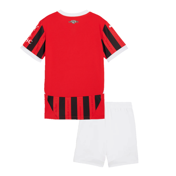 AC Milan Home Jersey Kit 2024/25 Kids(Jersey+Shorts) - Image 2