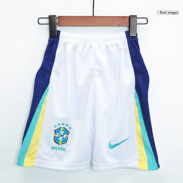 Brazil Away Jersey Kit Copa America 2024 Kids(Jersey+Shorts) - Image 6