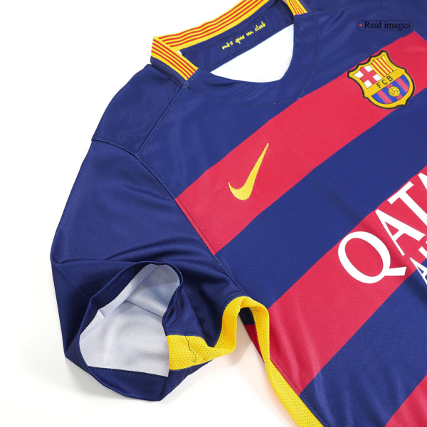 Retro Barcelona Home Jersey 2015/16 - Image 9