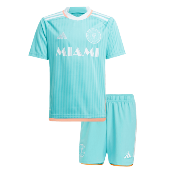 Inter Miami CF Third Away Jersey Kit 2024 Kids(Jersey+Shorts)