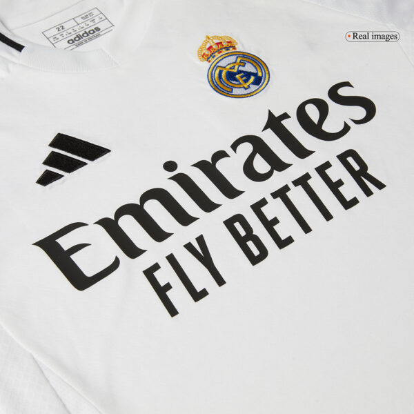 Real Madrid Home Jersey Kit 2024/25 Kids(Jersey+Shorts) - Image 11