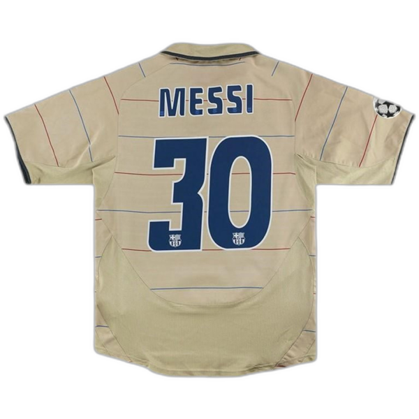 Messi #30 Retro Barcelona Away Jersey 2003/05