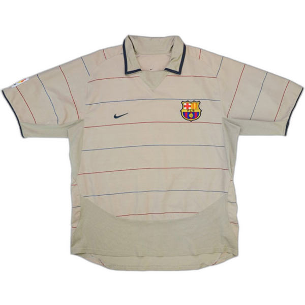 Messi #30 Retro Barcelona Away Jersey 2003/05 - Image 3