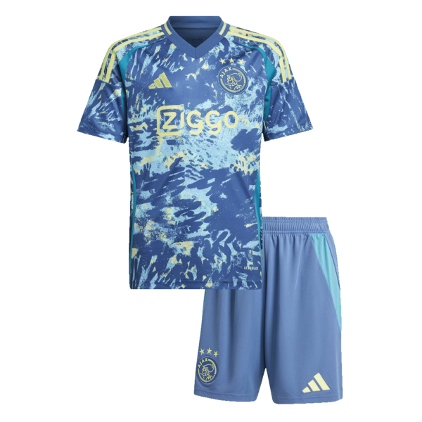 Ajax Away Jersey Kit 2024/25 Kids(Jersey+Shorts)