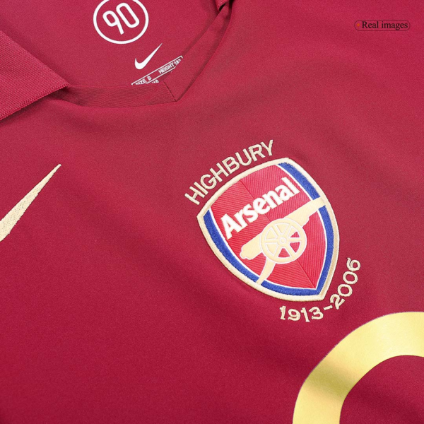 Retro Arsenal Home Jersey 2005/06 - Image 5