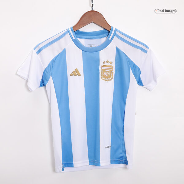 Argentina Home Jersey Kit 2024 Kids(Jersey+Shorts) - Image 4