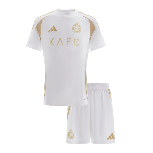 Al Nassr Third Away Soccer Jersey Kit 2024/25 Kids(Jersey+Shorts)