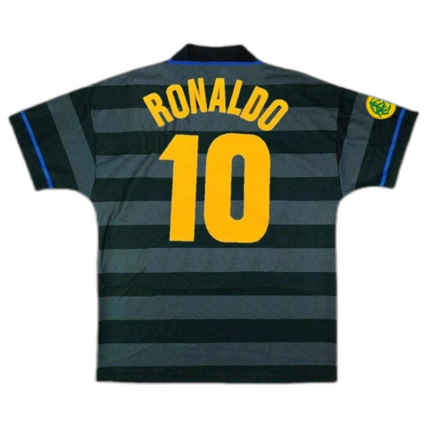 Ronaldo #10 Retro Inter Milan UEFA Cup Away Jersey 1997/98