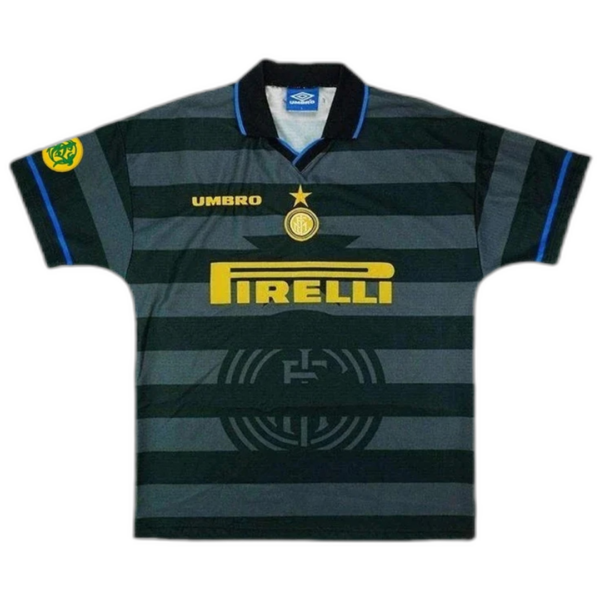 Ronaldo #10 Retro Inter Milan UEFA Cup Away Jersey 1997/98 - Image 2