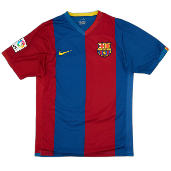 Messi #19 Barcelona Retro Home Jersey 2006/07 - Image 2