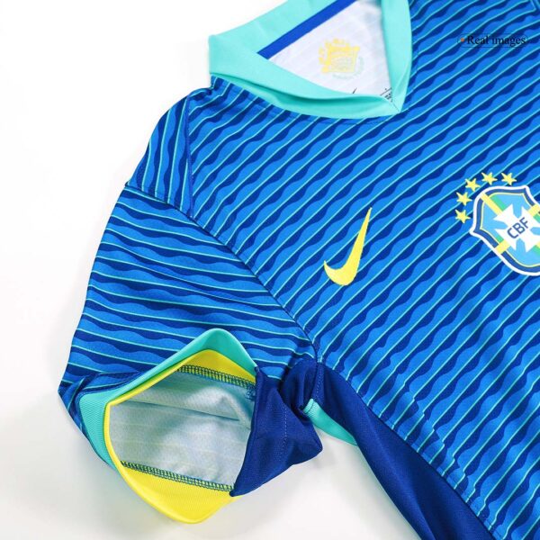 Brazil Soccer Jersey Away Custom Shirt 2024 - Image 9