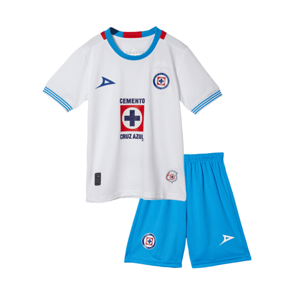 Cruz Azul Away Soccer Jersey Kit 2024/25 Kids(Jersey+Shorts)