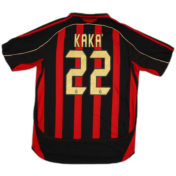 KAKA' #22 Retro AC Milan Home Jersey 2006/07