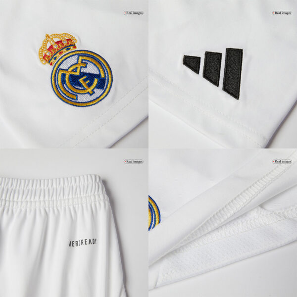 Real Madrid Home Jersey Kit 2024/25 Kids(Jersey+Shorts) - Image 15