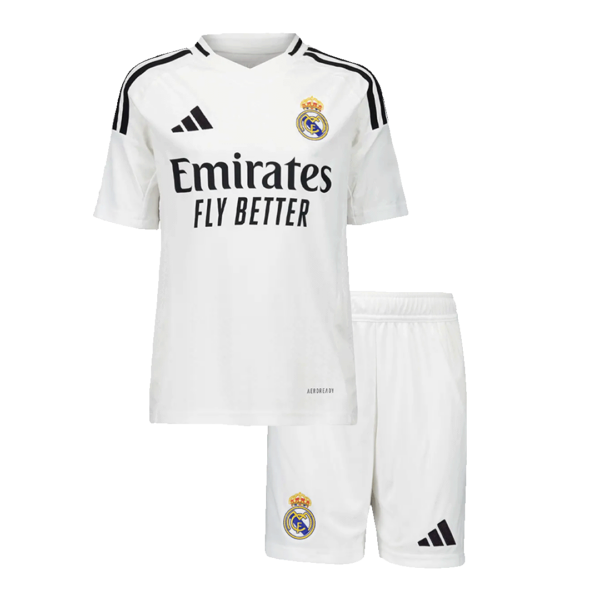 Real Madrid BELLINGHAM #5 Home Jersey Kit 2024/25 Kids(Jersey+Shorts) - Image 2