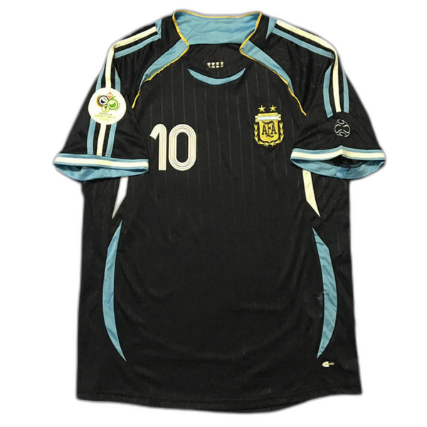 Argentina RIQUELME #10 Retro Jersey Away World Cup 2006 - Image 3