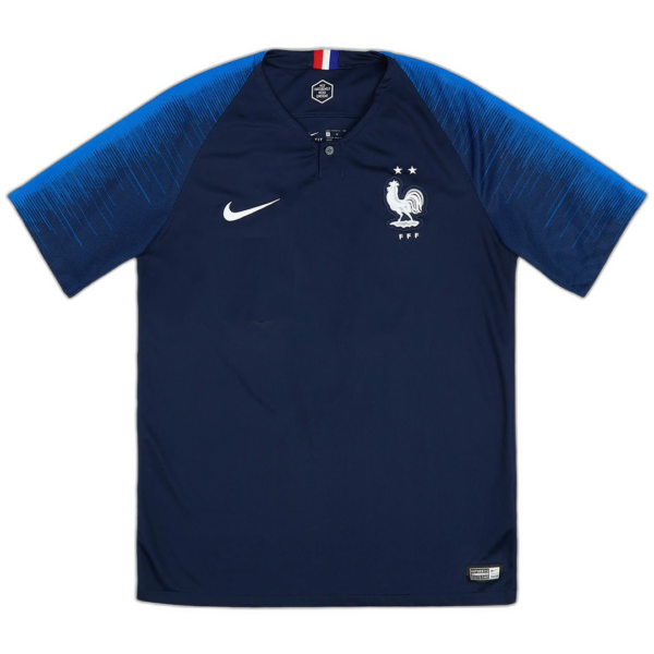 France World Cup Champion 2 Stars Home Retro Jersey 2018