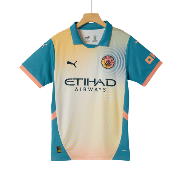 Manchester City Soccer Jersey Fourth Away 'Definitely City' Custom Shirt 2024/25 - Image 4