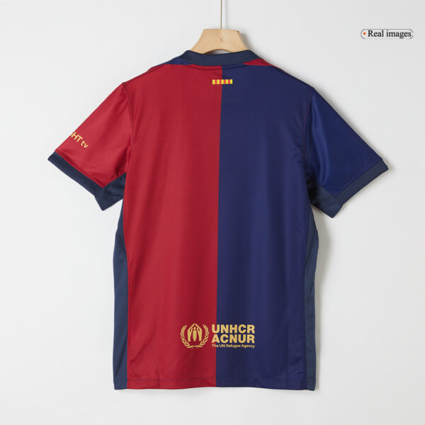 Barcelona Home Soccer Jersey 2024/25 - Spotify Logo Without Text - Image 5