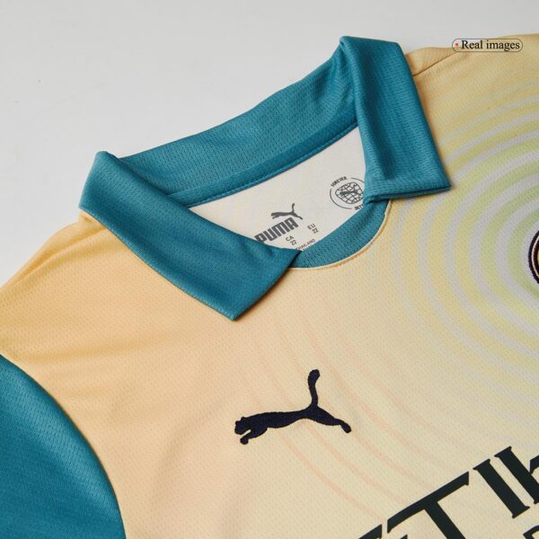 Manchester City Fourth Away Soccer Jersey Kit 2024/25 Kids(Jersey+Shorts)- Definitely City (UCL) - Image 8