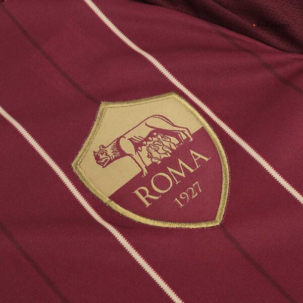 Roma Soccer Jersey Home Custom Shirt 2024/25 - Image 7