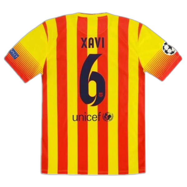 XAVI #6 Retro Barcelona Away Jersey 2013/14